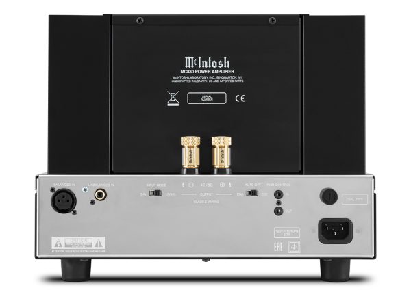 McIntosh MC830 1-Channel Solid State Amplifier - Image 3