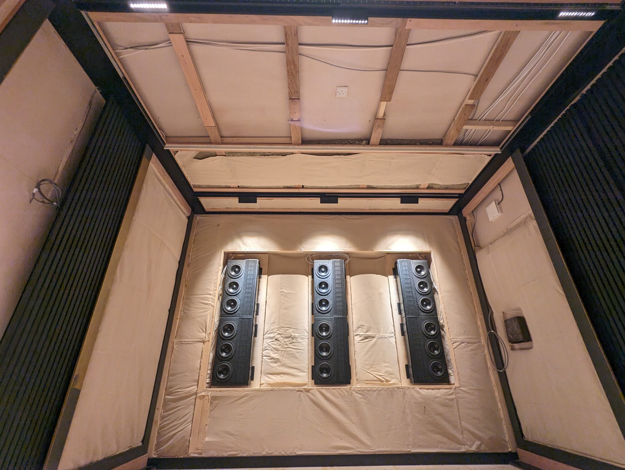 cinema speaker wall acoustic treatment